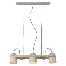Maverick Rubberwood 3 Light Bar Pendant